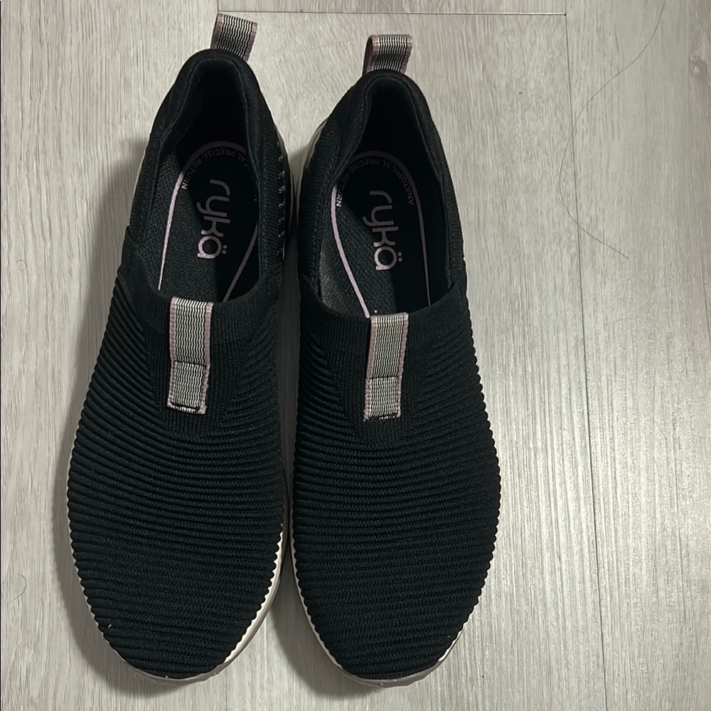 Ryka Black and Gray women’s Slip-On Sneakers